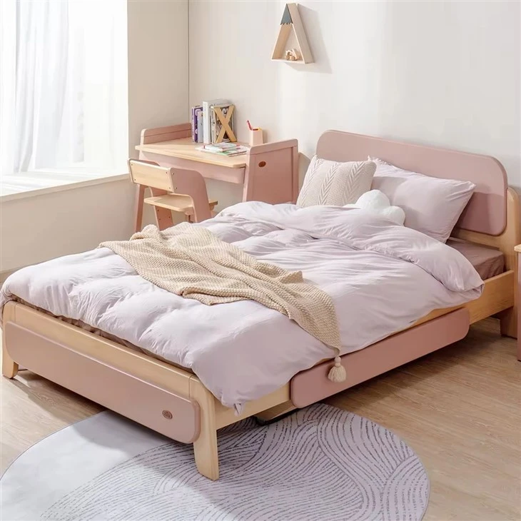 Kids Double Bed And Mattress factory